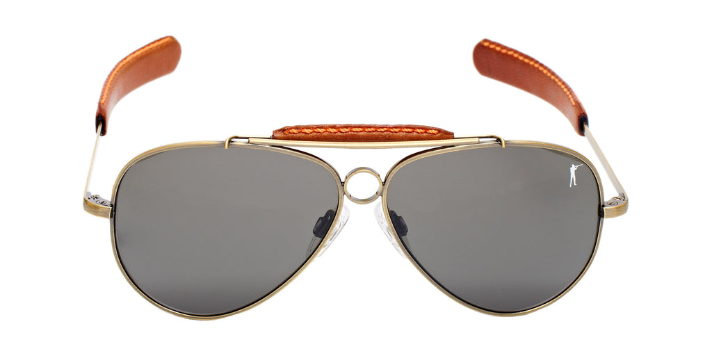 Ball and Buck x Randolph Hunter Leather, Gray Polarized