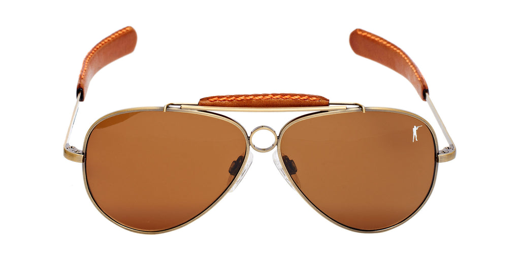 Ball and Buck x Randolph Hunter Leather, Tan Polarized