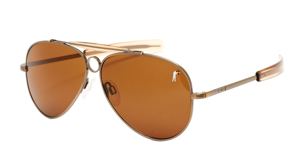 Ball and Buck x Randolph Hunter Acetate, Tan Polarized