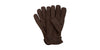 Deerskin Leather Gloves Pile Lined, Brown