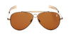 Ball and Buck x Randolph Hunter Acetate, Tan Polarized